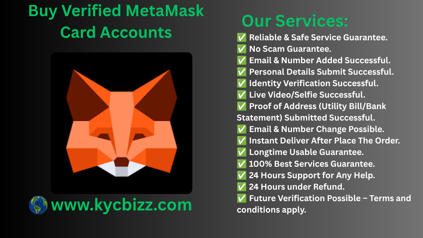 Buy Verified MetaMask Card Accounts
